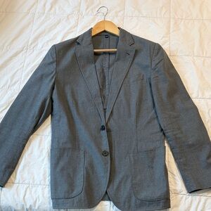 J. Crew Charcoal Two-Button Blazer